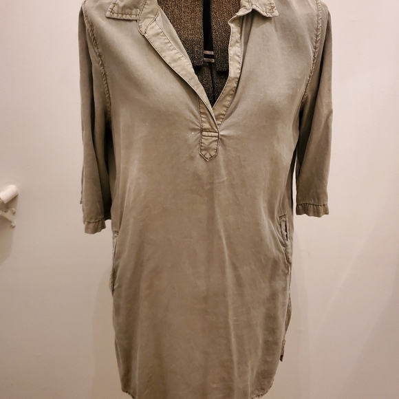 LaJu A-Line Shirt Dress size M - Picture 4 of 9